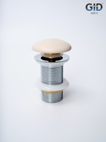 Донный клапан Gid без перелива Sr100 74405K светло-коричневый матовый 7x7x10