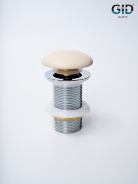 Донный клапан Gid без перелива Sr100 74405K светло-коричневый матовый 7x7x10