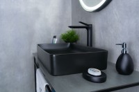 Раковина Gid Bm9396 53344 накладная черная матовая 60x34x11