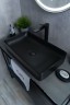 Раковина Gid Bm9396 53344 накладная черная матовая 60x34x11