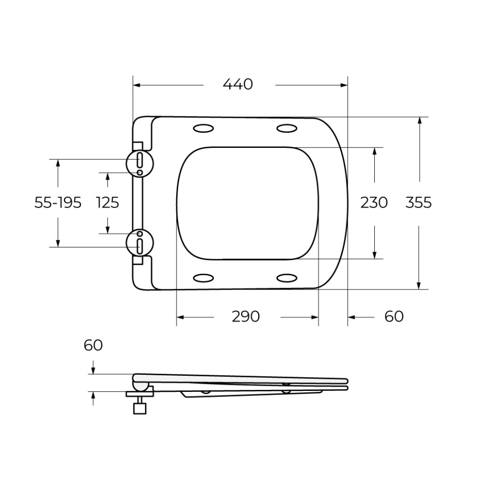 Крышка-сиденье BelBagno CARINA BB5046SC