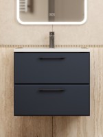 Тумба под раковину для ванной Uperwood Foster New 60 см, подвесная, черная