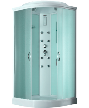 Timo eco TE-0709 душевая кабина 90*90*218, турецкая баня хамам, стульчик прозрачный