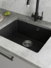 Кухонная мойка кварцевая Uperwood Кварц Премиум (Quartz Premium) UPD-04-07, уголь