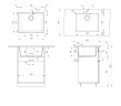 Кухонная мойка кварцевая Uperwood Кварц Премиум (Quartz Premium) UPD-04-07, уголь