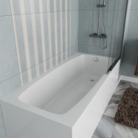 Ванна акриловая Vincea VBT-2S180-LG с ножками 1800*800*430, пристенная, цвет белый