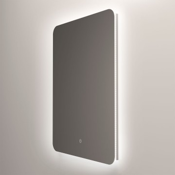 Зеркало LED VLM-3BE6007 600х700 c сенсорным выключателем и диммером