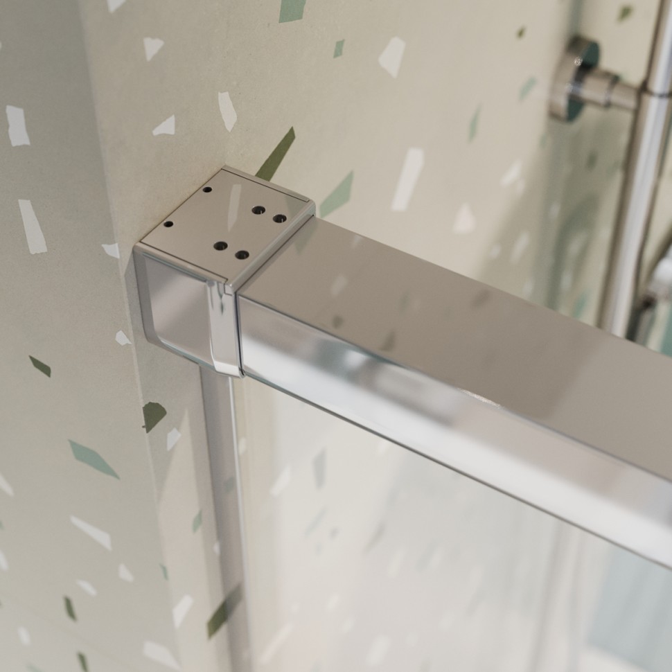 Душевая шторка на ванну CEZARES TANDEM-SOFT-VF-2-200/145-C-Cr-IV