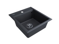 Мойка STEPIA 45, IT-GRANIT, PM114651-AN, антрацит, 460х510, Paulmark