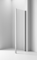 Боковая стенка Ambassador Intense 100IX (100х200) хром,стекло прозрачное,1 место