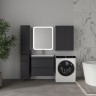 Тумба подвесная STYLE LINE "Атлантика 70", Люкс Плюс графит с раковиной Атлантик 70  
