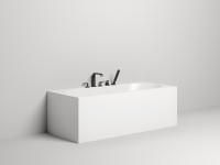 Ванна пристенная FABIA 180x80 покраска по RAL полностью S-Sense Матовое