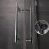 Душевой угол Veconi Premium Trento PTC-20CH, 900Х900x2000, хром, стекло прозрачное