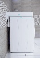 Раковина над стиральной машиной WINKEN 740431, белая, 60х60, с комплектом, Paulmark