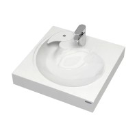Раковина над стиральной машиной WINKEN 740431, белая, 60х60, с комплектом, Paulmark