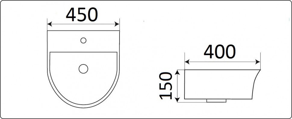 Умывальник CeramaLux 78370A
