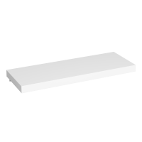 Столешница KUPÁLA PLATO 140 белая матовая , искусственный монолитный камень Solid Surface, кронштейн с артикулом KPR заказывается отдельно!