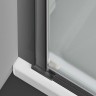 Душевая дверь Alpha VDP-3AL700CLGM, вороненая сталь, стекло прозрачное