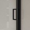 Душевая дверь City VDS-5CT140CLB, 1400, черный, стекло прозрачное