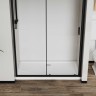 Душевая дверь City VDS-5CT140CLB, 1400, черный, стекло прозрачное