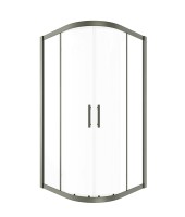 Timo Душевой угол TPSS-100/13C-8, раздвиж 1000*1000*2000, проф никель, стекло проз 8 мм