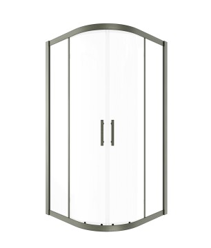 Timo Душевой угол TPSS-100/13C-8, раздвиж 1000*1000*2000, проф никель, стекло проз 8 мм