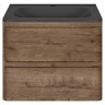 База под раковину Vico 600 подвесная, 2 выкатных ящика soft close, V.Oak