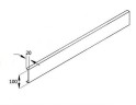 Экран для поддона из искусственного мрамора CEZARES TRAY-AS-AH-100/80-100-SCR