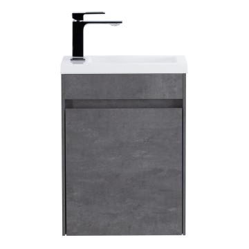 База под раковину подвесная BelBagno PIETRA MINI-400-1A-SO-SCM-R Stucco Cemento