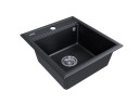 Мойка STEPIA 45, IT-GRANIT, PM114651-BLM, черный металлик, 460х510, Paulmark