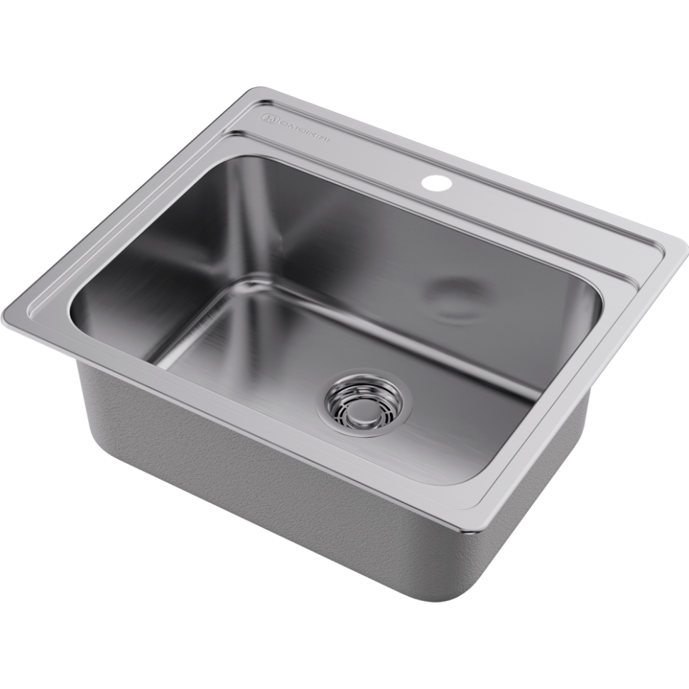 Кухонная мойка Omoikiri Ashi 56-IN нерж. сталь/нержавеющая сталь