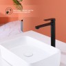 Смеситель Splenka высокий для умывальника S222.15.06 Черный