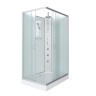 Душевая кабина Niagara Classic NG-43285-14QBKTG (120х80х210) низкий поддон(13см),стекло матовое,3 места