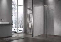 Душевая перегородка Walk-In VSW-1H600CLBN, 600*2000, брашированный никель, стекло прозрачное