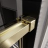 Душевой угол Veconi Premium Trento PTC-SP-40G, 1500х800x2000, брашированное золото, стекло прозрачное