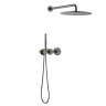 Душевая система встроенная с термостатом Timo Saona SX-2359/18SM черное золото