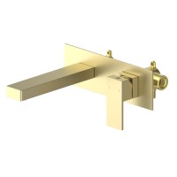 Смеситель для раковины встроенный Timo Selene 2071/17SM золото матовое