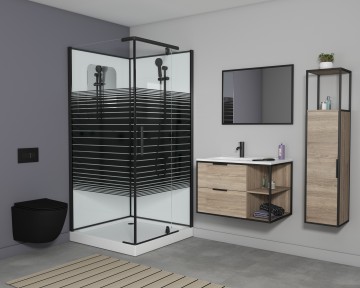 Душевая кабина Grossman Classic GR270QR (100х100х205) дверь распашная,4 места