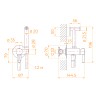 Гигиенический душ со смесителем RGW SP-211B