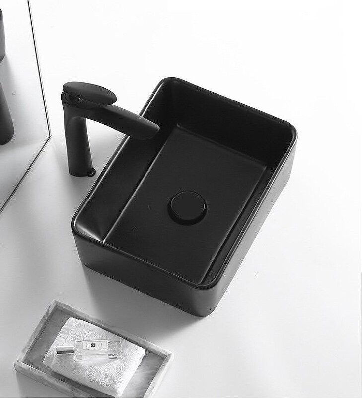 Раковина Ceramalux 6230MB, цвет черный