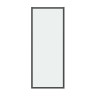 Боковая стенка Grossman Style 200.K33.05.70.21.00 (70х195) черный матовый,стекло прозрачное, 1 место