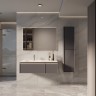 База под раковину Vincea  Elise 1200 подвесная, 2 выкатных ящика soft close, серый матовый