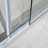 Душевой уголок Slim-U VSS-2SU8010CLB, 1000*800, м.черный, стекло прозрачное