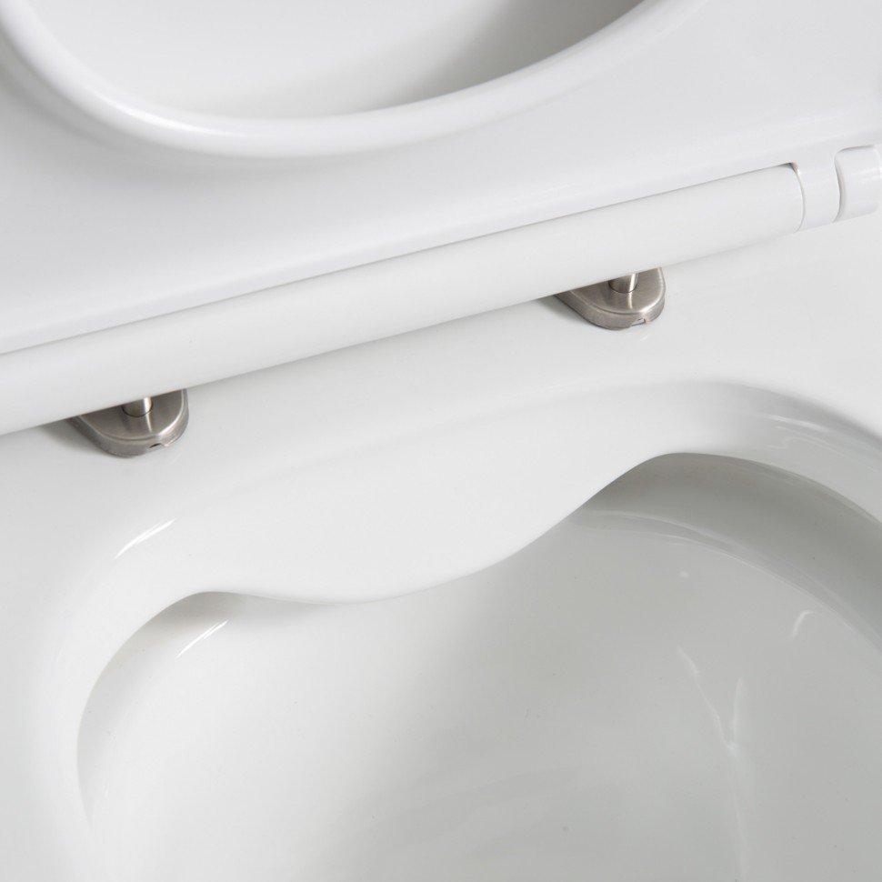 Чаша напольного унитаза c сиденьем BelBagno LOUNGE BB045CPR/SC