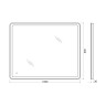 Зеркало BelBagno SPC-MAR-1000-800-LED-TCH
