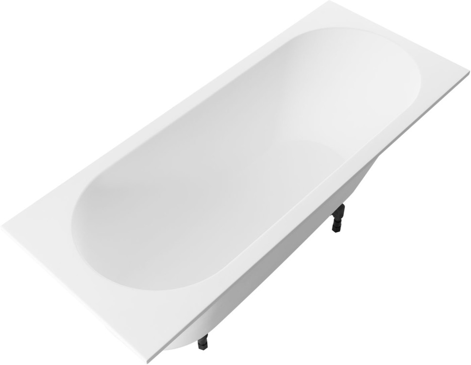 Ванна из искусственного камня Uperwood Lotus 170x70 см, белая