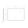 Зеркало Cezares CZR-SPC-STYLUS-1000-700-TCH-WARM