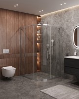 Душевой уголок CEZARES MOLVENO-RH-11-120/110-C-Cr-IV