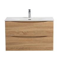 База под раковину подвесная BelBagno MARINO-CER-MINI-800-2C-SO-WO-P