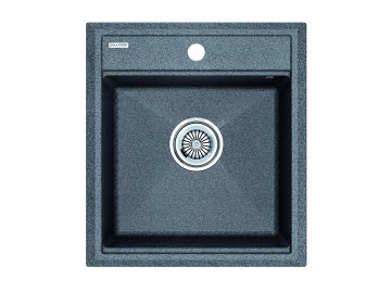 Мойка STEPIA 45, IT-GRANIT, PM114651-DG, графит, 460х510, Paulmark